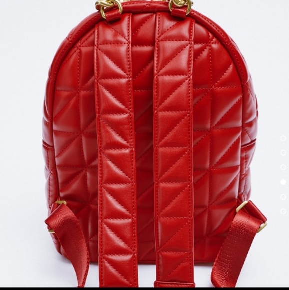 Zara Bags Zara Red Backpack Poshmark